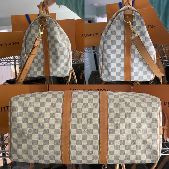 ✨AZUR TRAVEL 45✨ Keepall Bandouliere Damier Bag! - Picture 4 of 8